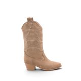 GOFFSHOES Kadın Meloni Kovboy Çizme - Vizon