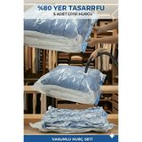gogidigo aradığın o 5 Adet (50x70)cm Seç&Al Vakumlu Hurç-Vakumlu Poset-Yorgan Hurcu Seti