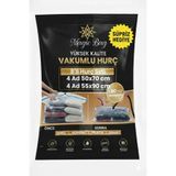 gogidigo aradığın o Süpriz Hediyeli 8 Adet Vakumlu Hurç Yorgan Hurcu Valiz Düzenleyici Vakumlu Poşet