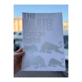 gogo premium Blue Hologram Çıkartma Sticker Kaplama (Motosiklet-Otomobil-laptop) a4