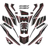 Gogo Premium Honda Pcx 2025 Uyumlu Tank Pad Set 003