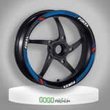 Gogo Premium M Power Mavi Honda Forza Uyumlu 1 Set Jant Şeridi