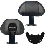 Gogo Premium Mondial Strada 125 2022 - 2025 Uyumlu Kırmızı Desen Sissy Bar