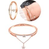 Gogoey Kadın Bilekliği Takı Rose Gold Hediye Şık RB66
