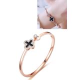 Gogoey Kadın Bilekliği Takı Rose Gold Trend Hediye Şık RB55