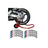 GOGOPREMİUM M POWER BEYAZ 3D LASTİK YANAK YAZISI