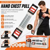 Göğüs Direnç Yayı 5 Metal Yaylı Spor Aleti El Bilek Kol Göğüs Sırt Geliştirici Kas Egzersiz Aleti