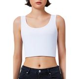 Göğüs Gizleyici Korse Unisex Jinekomasti ve Tomboy Için Binder Toparlayıcı Düz Silüet - Beyaz - XL