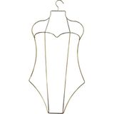 Gögüs Tasarımı Vücut Formlu Mayo Bikini Askısı (1 Adet Gold Renk) - Altın