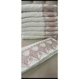 Gohiba Çeyizlik Dantelli El Havlusu Fistolu Lüks Model Şık Detaylı 40 x 70 - Beyaz - 40 x 70 cm