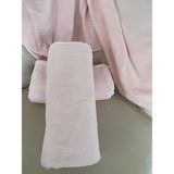 Gohiba Rüya Pudra Pembe Premium Battal Banyo Havlusu 100 x 155 Pamuklu Şık Orijinal Doku ve Tasarım - 100 x 150 cm