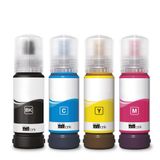 Goink Epson 103 Uyumlu Muadil Mürekkep Seti 4x70 ml (Siyah, Mavi, Kırmızı, Sarı) - EcoTank L3350 L3354 L3360 L5390 L4360 L1350 L3310 için Kolay Dolum Şişe Hediyeli