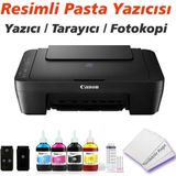 Goink Resimli Pasta Yazıcı / Tarayıcı / Fotokopi - Siyah+Color