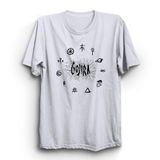 Gojir, With Symbols, Rock Metal Müzik Grubu Baskılı Unisex,%100 Pamuk Tişört L Beyaz