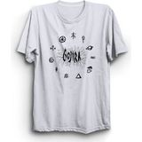 Gojira, With Symbols, Rock Metal Müzik Grubu Baskılı Unisex, %100 Pamuk Tişört - Beyaz - XL
