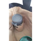 Gojo Handmade Siyah Kanvas Çok Bölmeli ( Suluk-Şemsiyelik Vs.) Tote Omuz Çantası