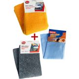 Gojo Mikrofiber Yüzey Parlatma Havlusu + Kurulama Havlusu+ Cam Bezi 3lü Set