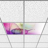 Gök Panel 60X60 LED Panel Aydınlatma Armatür Avize Sıva Altı Desenli 1x2 Ikili Grup 46510027SA - 6400K - Beyaz