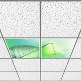 Gök Panel 60X60 LED Panel Aydınlatma Armatür Avize Sıva Altı Desenli 1x2 Ikili Grup 46510067SA - 6400K - Beyaz