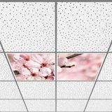 Gök Panel 60X60 LED Panel Aydınlatma Armatür Avize Sıva Altı Desenli 1x2 Ikili Grup 46510093SA - 6400K - Beyaz