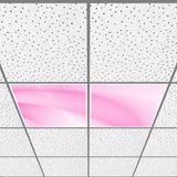 Gök Panel 60X60 LED Panel Aydınlatma Armatür Avize Sıva Altı Desenli 1x2 Ikili Grup 46510138SA - 6400K - Beyaz