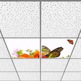 Gök Panel 60X60 LED Panel Aydınlatma Armatür Avize Sıva Altı Desenli 1x2 Ikili Grup 46510740SA - 6400K - Beyaz