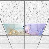 Gök Panel 60X60 LED Panel Aydınlatma Armatür Avize Sıva Altı Desenli 1x2 Ikili Grup 46510829SA - 6400K - Beyaz