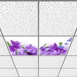 Gök Panel 60X60 LED Panel Aydınlatma Armatür Avize Sıva Altı Desenli 1x2 Ikili Grup 46510872SA - 6400K - Beyaz