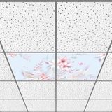 Gök Panel 60X60 LED Panel Aydınlatma Armatür Avize Sıva Altı Desenli 1x2 Ikili Grup 46510902SA - 6400K - Beyaz