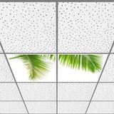Gök Panel 60X60 LED Panel Aydınlatma Armatür Avize Sıva Altı Desenli 1x2 Ikili Grup 46510906SA - 6400K - Beyaz
