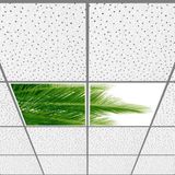 Gök Panel 60X60 LED Panel Aydınlatma Armatür Avize Sıva Altı Desenli 1x2 Ikili Grup 46510908SA - 6400K - Beyaz