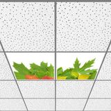 Gök Panel 60X60 LED Panel Aydınlatma Armatür Avize Sıva Altı Desenli 1x2 Ikili Grup 46510991SA - 6400K - Beyaz