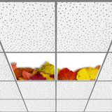 Gök Panel 60X60 LED Panel Aydınlatma Armatür Avize Sıva Altı Desenli 1x2 Ikili Grup 46511141SA - 6400K - Beyaz