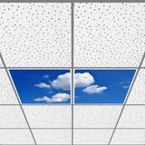 Gök Panel 60X60 LED Panel Aydınlatma Armatür Avize Sıva Altı Desenli 1x2 Ikili Grup 46511143SA - 6400K - Beyaz