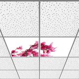 Gök Panel 60X60 LED Panel Aydınlatma Armatür Avize Sıva Altı Desenli 1x2 Ikili Grup 46511343SA - 6400K - Beyaz