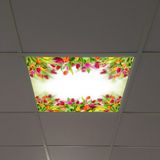 Gök Panel 60X60 LED Panel Aydınlatma Armatür Avize Sıva Altı Desenli Tekli 46510241SA - 6500K - Beyaz