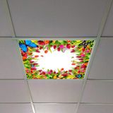Gök Panel 60X60 LED Panel Aydınlatma Armatür Avize Sıva Altı Desenli Tekli 46510260SA - 6500K - Beyaz