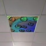 Gök Panel 60X60 LED Panel Aydınlatma Armatür Avize Sıva Altı Desenli Tekli 46510341SA - 6500K - Beyaz