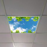 Gök Panel 60X60 LED Panel Aydınlatma Armatür Avize Sıva Altı Desenli Tekli 46510388SA - 6500K - Beyaz