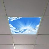 Gök Panel 60X60 LED Panel Aydınlatma Armatür Avize Sıva Altı Desenli Tekli 46510417SA - 6500K - Beyaz