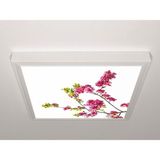 Gök Panel 60X60 LED Panel Aydınlatma Armatür Avize Sıva Üstü Desenli Tekli 46510195SU - 6500K - Beyaz