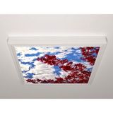 Gök Panel 60X60 LED Panel Aydınlatma Armatür Avize Sıva Üstü Desenli Tekli 46510208SU - 6500K - Beyaz