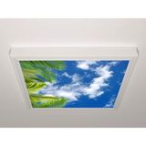 Gök Panel 60X60 LED Panel Aydınlatma Armatür Avize Sıva Üstü Desenli Tekli 46510411SU - 6500K - Beyaz