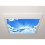 Gök Panel 60X60 LED Panel Aydınlatma Armatür Avize Sıva Üstü Desenli Tekli 46510417SU - 6500K - Beyaz