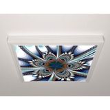 Gök Panel 60X60 LED Panel Aydınlatma Armatür Avize Sıva Üstü Desenli Tekli 46510550SU - 6500K - Beyaz
