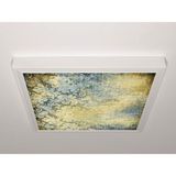 Gök Panel 60X60 LED Panel Aydınlatma Armatür Avize Sıva Üstü Desenli Tekli 46510552SU - 6500K - Beyaz