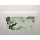 Gök Panel 60X60 LED Panel Aydınlatma Armatür Avize Sıva Üstü Desenli Tekli 46510569SU - 6500K - Beyaz