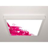 Gök Panel 60X60 LED Panel Aydınlatma Armatür Avize Sıva Üstü Desenli Tekli 46510601SU - 6500K - Beyaz