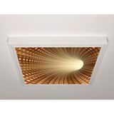 Gök Panel 60X60 LED Panel Aydınlatma Armatür Avize Sıva Üstü Desenli Tekli 46510630SU - 6500K - Beyaz