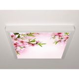 Gök Panel 60X60 LED Panel Aydınlatma Armatür Avize Sıva Üstü Desenli Tekli 46510652SU - 6500K - Beyaz